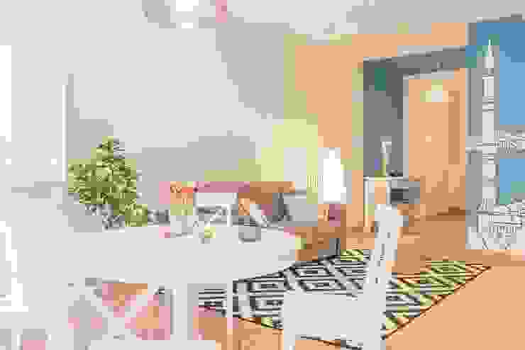 Appartamento Cigno, Home Staging per l'affitto, Anna Leone Architetto Home Stager Anna Leone Architetto Home Stager غرفة السفرة