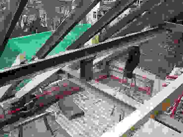 Bauphase Dachgeschoss im Denkmal schüller.innenarchitektur