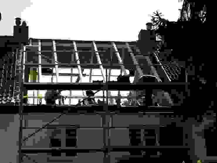 Bauphase Dachgeschossneubau schüller.innenarchitektur