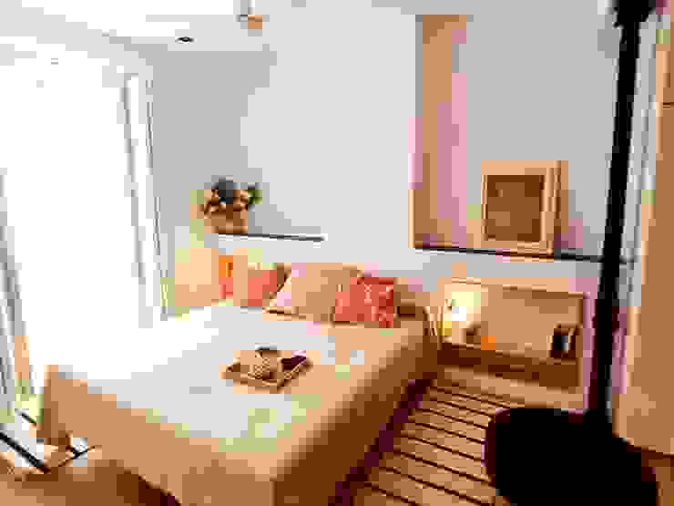 REFORMA INTEGRAL EN MADRID DOMUS NOVA Dormitorios de estilo ecléctico DORMITORIO,REFORMA INTEGRAL