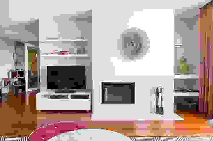 ShiStudio Interior Design Salas de estilo escandinavo