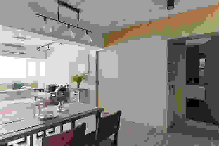 辰林設計 Scandinavian style dining room Wood effect