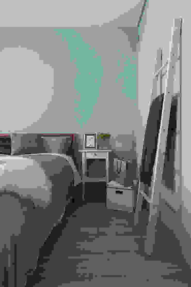 辰林設計 Scandinavian style bedroom Green