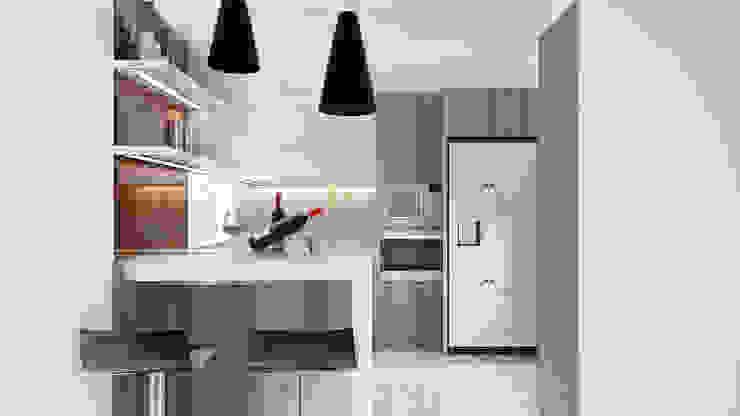 Kitchen Area homify Dapur Minimalis Kayu kitchen,dapur,kabinet,Cabinets & shelves