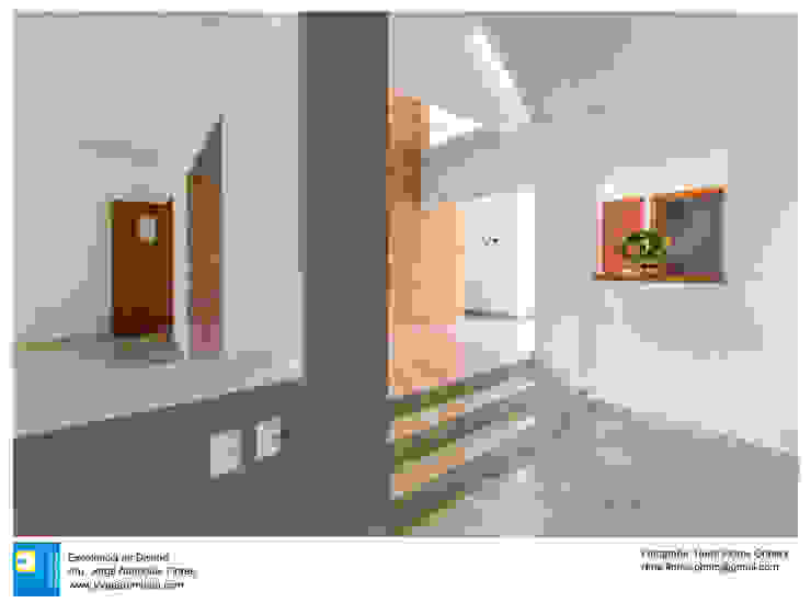 Vestíbulo principal René Flores Photography Pasillos, vestíbulos y escaleras modernos