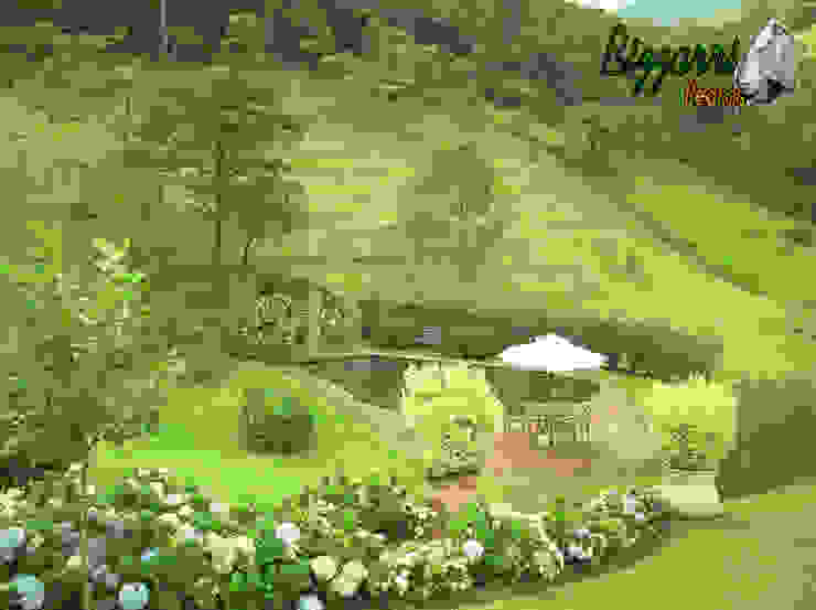 Construcao De Piscina Natural Com Pedra Natural Homify