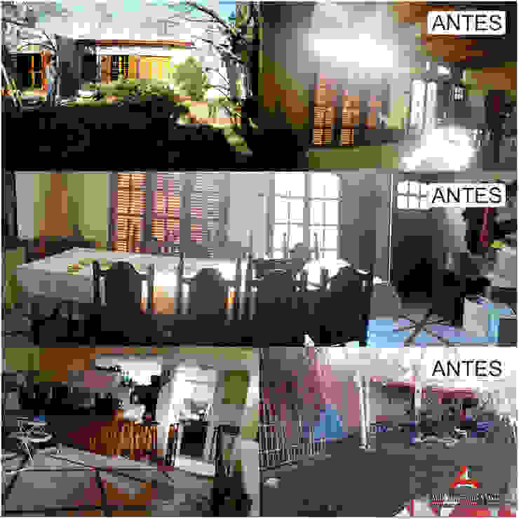 Imágenes de Antes Aida tropeano& Asociados Quinchos,piletas,jardines,parques,suna,baños,iluminación de cocina,ambientacion,muebles