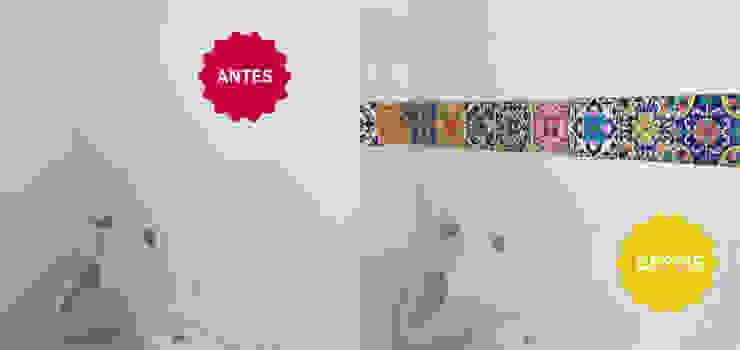 Tapar Azulejos Com Vinil A Solucao Que Procurava Homify Características técnicas do papel de parede infantil. tapar azulejos com vinil a solucao que