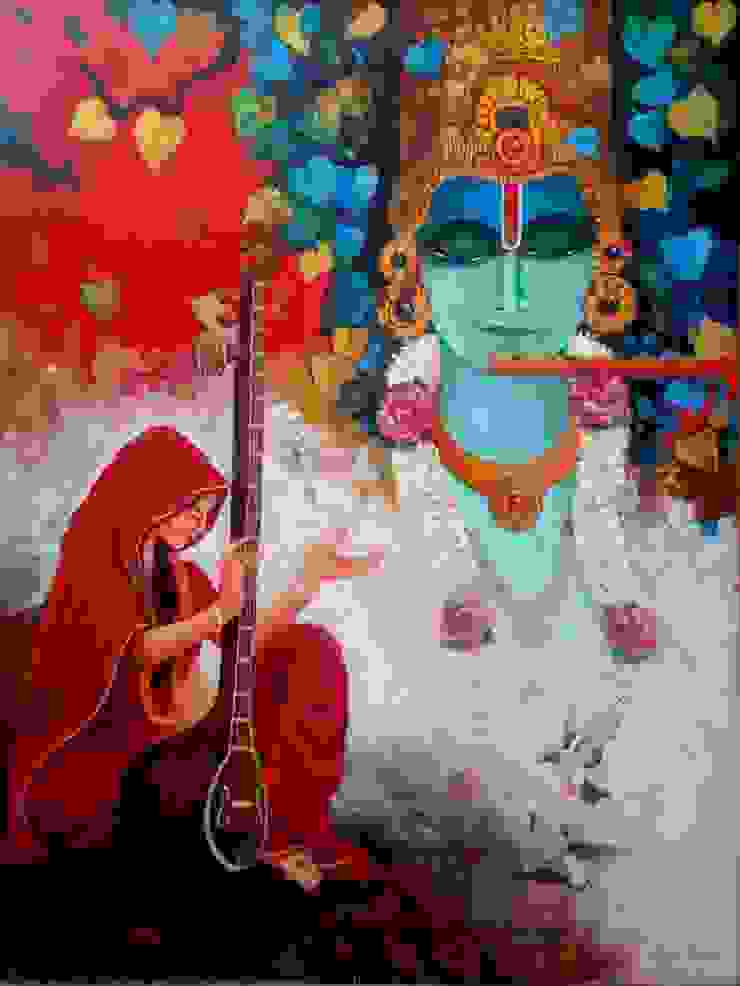 Pick Divine Meera Ke Krishna 3 Radha Krishna Painting From