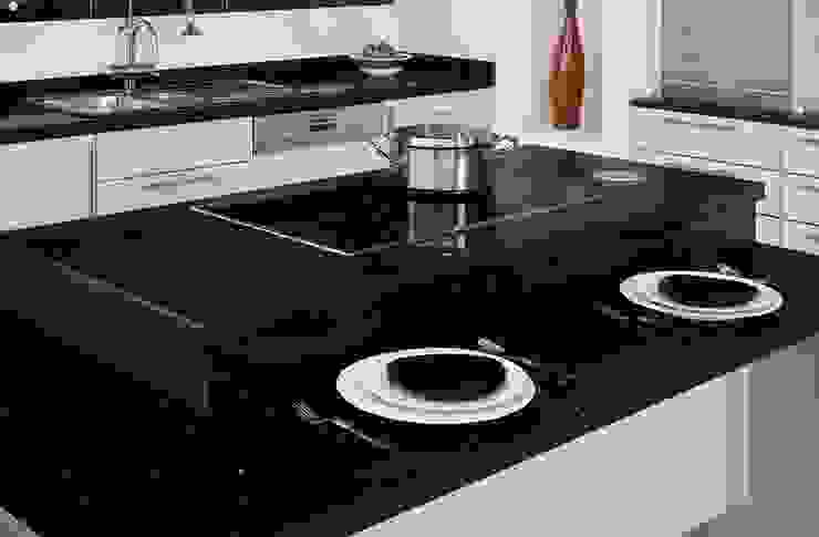 POLİMER DECOR Mermer Masa Mutfak Ve Banyo Tezgahları Uygulama Merkezi KitchenBench tops Quartz Black