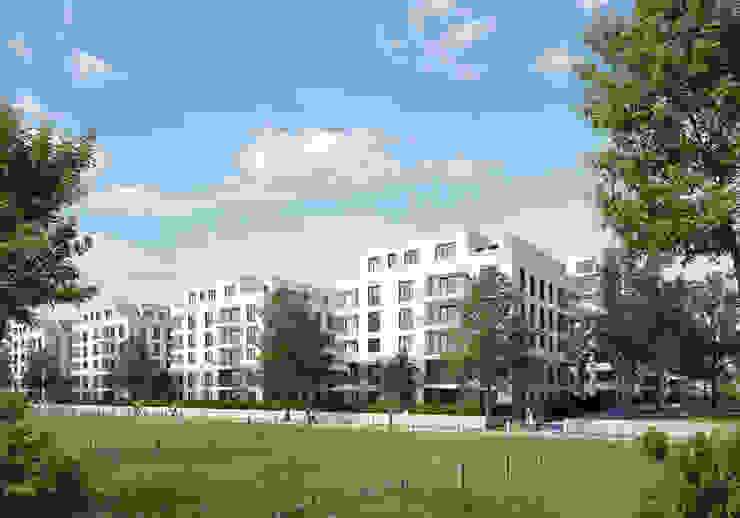 Wohnanlage in Frankfurt a.M. winhard 3D Moderne Häuser
