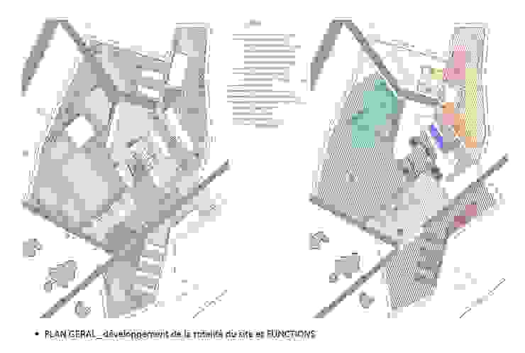 Ville de l'education et de la culture atelier architettura Scuole in stile rustico
