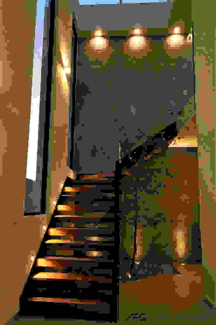 Recibidor / Escalera ANBA interiorismo Escaleras escalera,recibidor,iluminación,jardín de interior