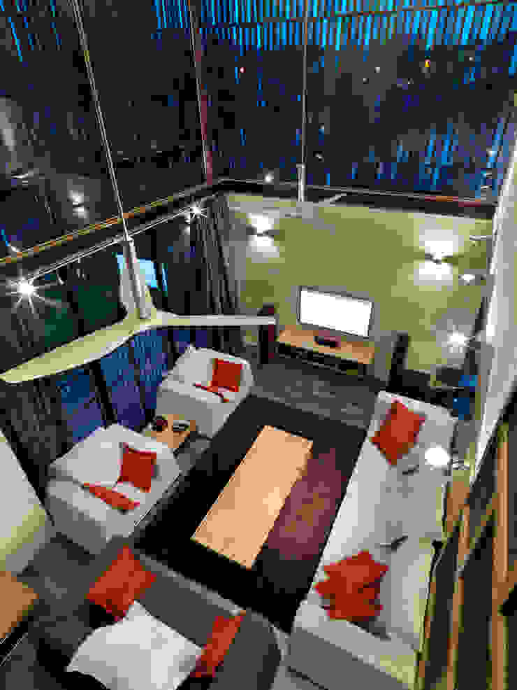 MJ Kanny Architect Moderne Wohnzimmer