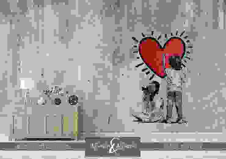 Romantic wall murals di Affreschi & Affreschi homify