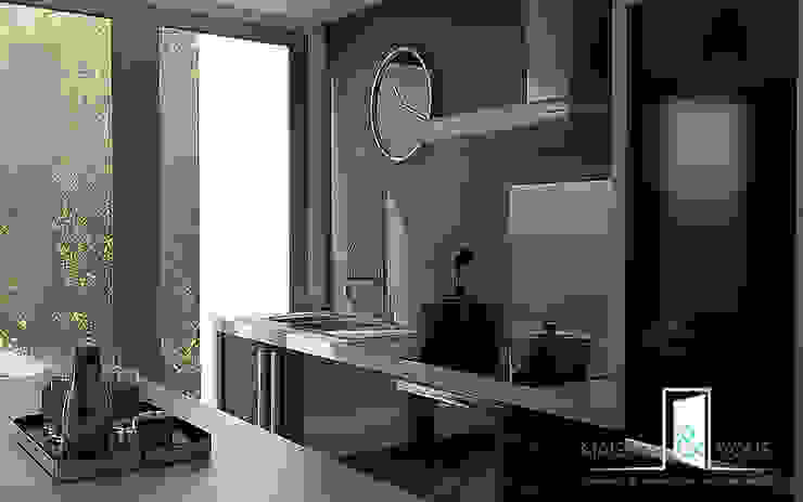 Cuisine Sur Mesure Noire Et Blanche By Maison Vous Homify