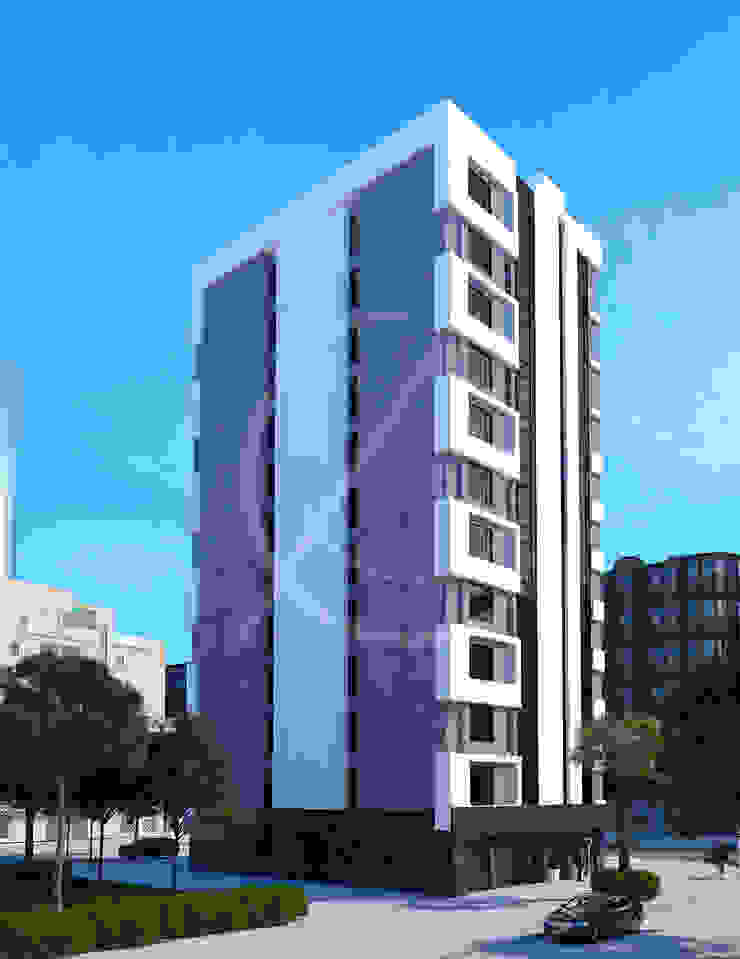 12 Story Modern Apartment Exterior Design Von Comelite