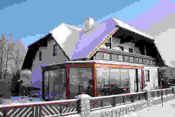 Wintergarten in Holzkonstruktion montiert | homify