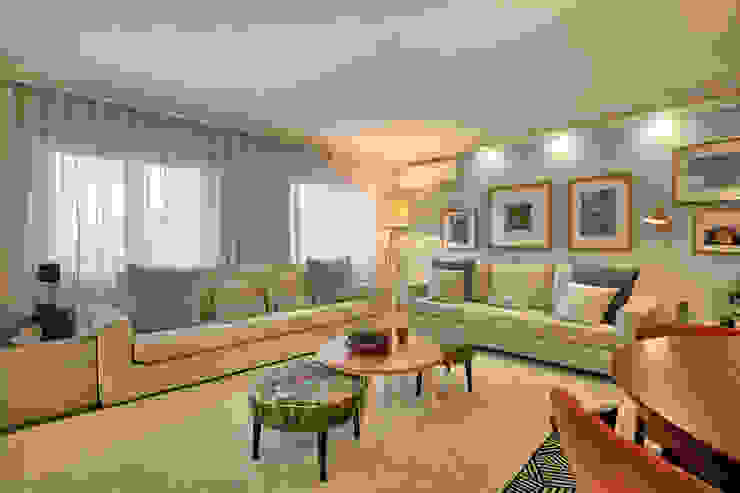 Lumiar - T3 Duplex, ShiStudio Interior Design ShiStudio Interior Design Living roomSofas & armchairs
