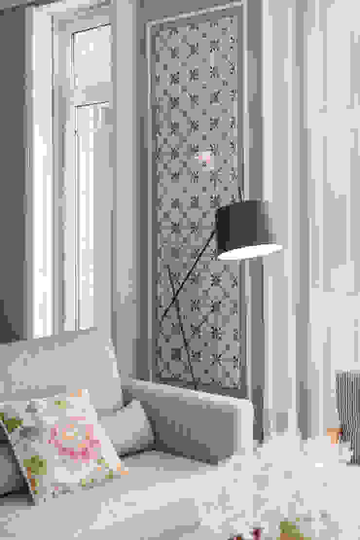 Sala de vivenda em S. Mamede - Projeto de interiores Shi Studio - Matosinhos, Porto por ShiStudio Interior Design Escandinavo