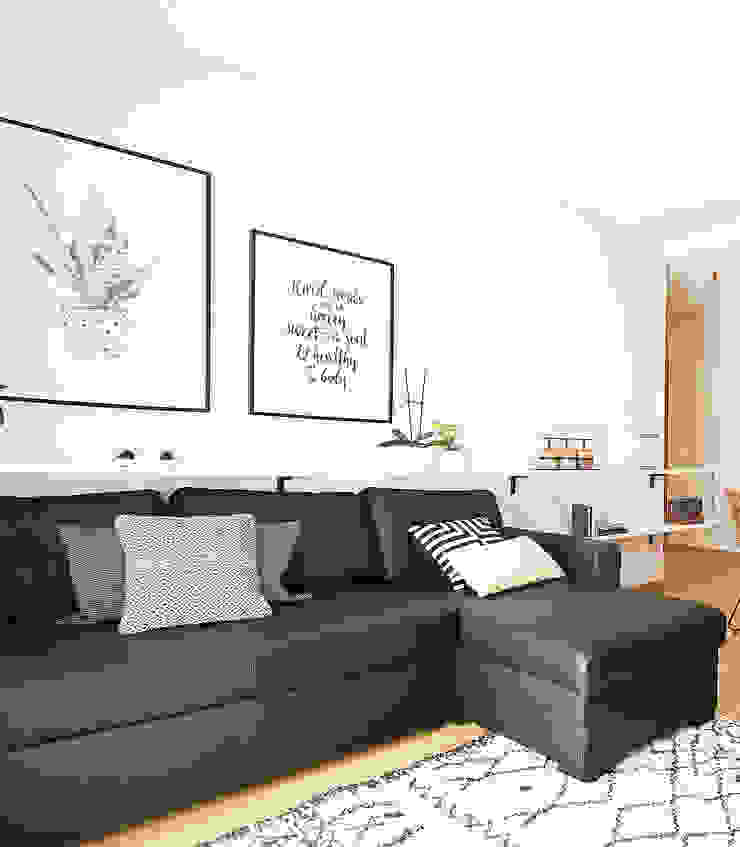 Skandinavische Wohnzimmer von Homestories Skandinavisch