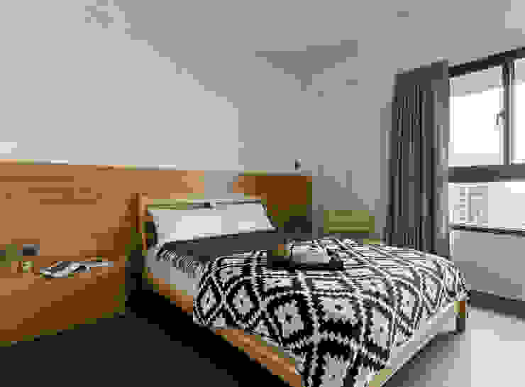 邑田空間設計 Camera da letto in stile scandinavo