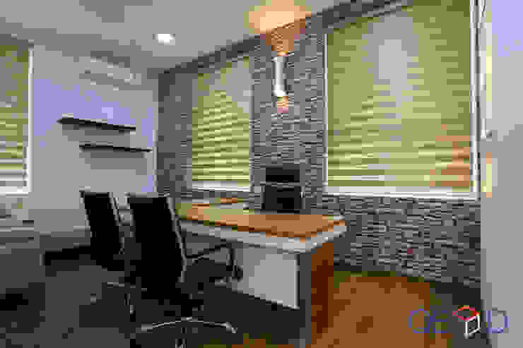 Commercial project QBOID DESIGN HOUSE Modern office buildings Brown