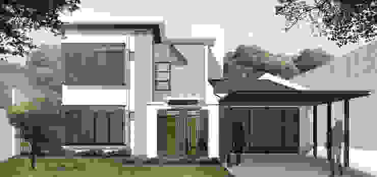 Desain Rumah Tropis Kontemporer Di Cikarang Homify Homify