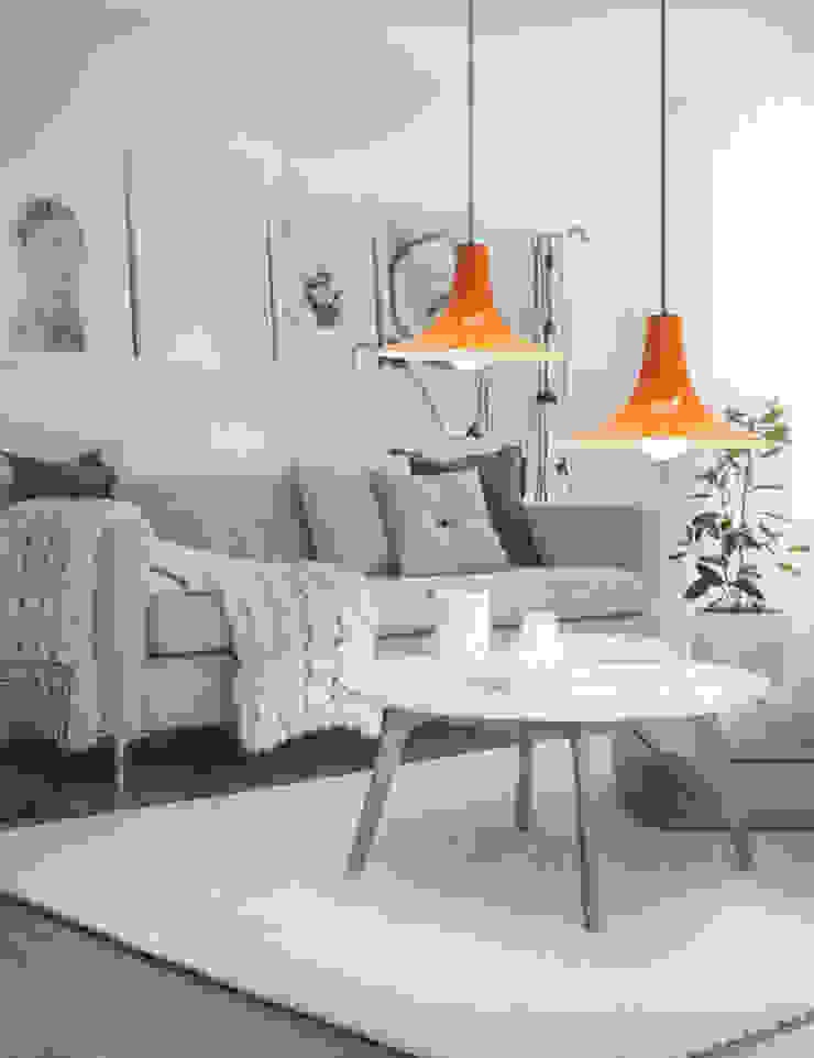 Co&Ca Lighting Living roomLighting Iron/Steel Orange