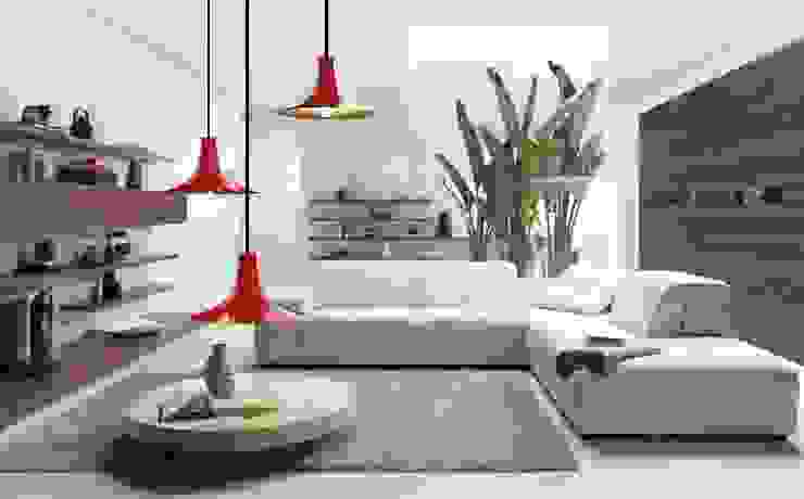 Co&Ca Lighting Living roomLighting Iron/Steel Red