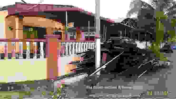 Fire Insurance Claim Sam Contractors Ipoh Asian style balcony, porch & terrace