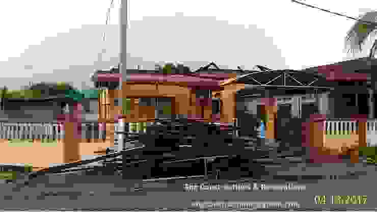 Fire Insurance Claim Sam Contractors Ipoh Asian style balcony, porch & terrace