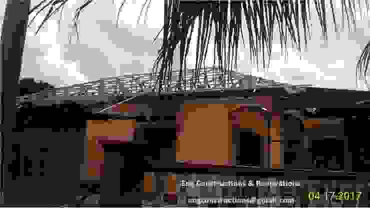 Fire Insurance Claim Sam Contractors Ipoh Asian style balcony, porch & terrace
