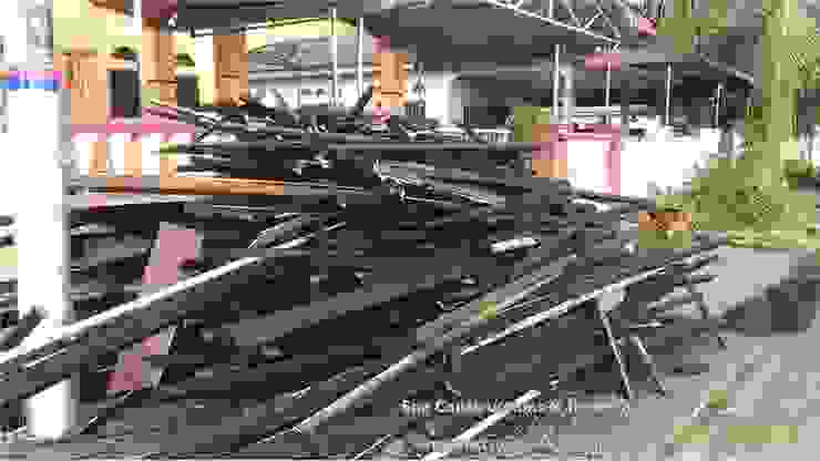 Fire Insurance Claim Sam Contractors Ipoh Asian style balcony, porch & terrace