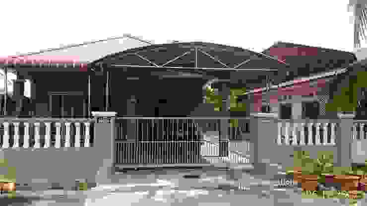 Fire Insurance Claim Sam Contractors Ipoh Asian style balcony, porch & terrace