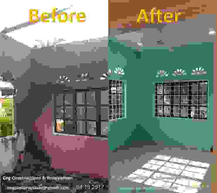 Fire Insurance Claim Sam Contractors Ipoh Asian style balcony, porch & terrace