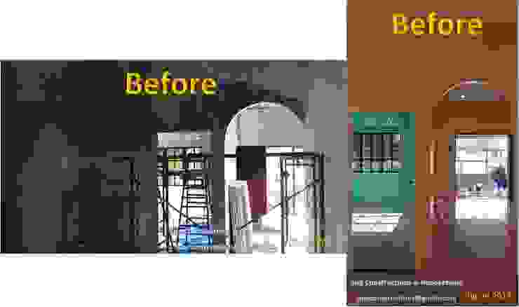 Fire Insurance Claim Sam Contractors Ipoh Asian style balcony, porch & terrace