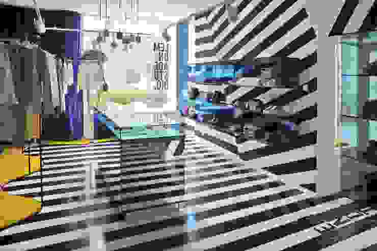 LEMONADE // fashion store // München LOVA Moderne Ladenflächen Glas Blau
