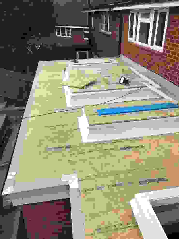 GRP flat roof with x5 sky dome lights NB Exquisite Designs