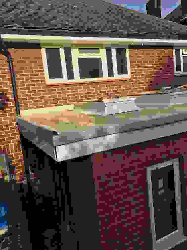 GRP flat roof with x5 sky dome lights NB Exquisite Designs