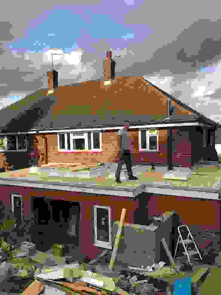 GRP flat roof with x5 sky dome lights NB Exquisite Designs