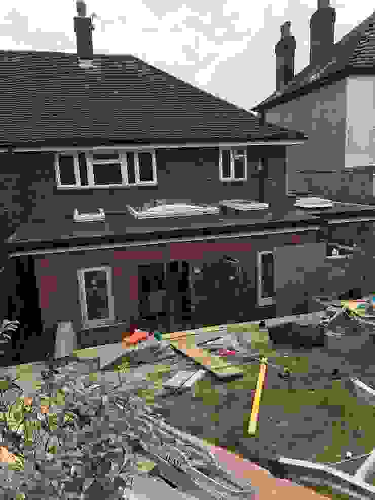 GRP flat roof with x5 sky dome lights NB Exquisite Designs
