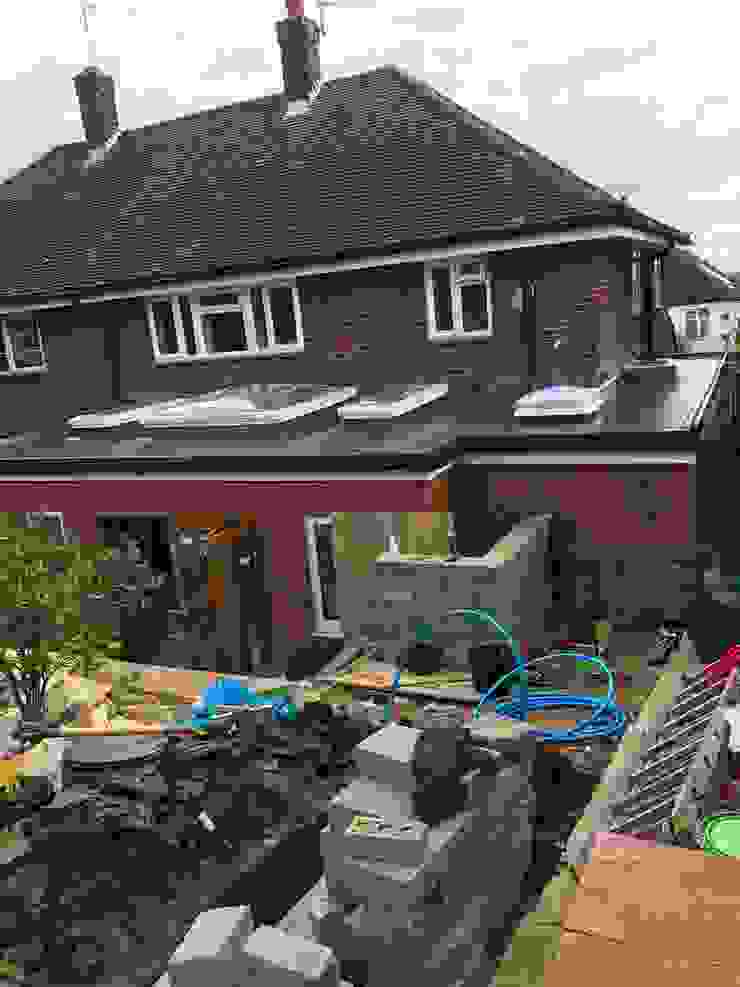 GRP flat roof with x5 sky dome lights NB Exquisite Designs