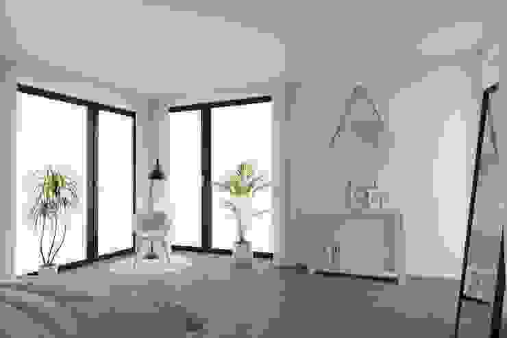 Schafzimmer - Ansicht 2 VISUAL BUHO Homestaging & Redesign Visualisierung,Rendering,Containerhaus,Schlafzimmer