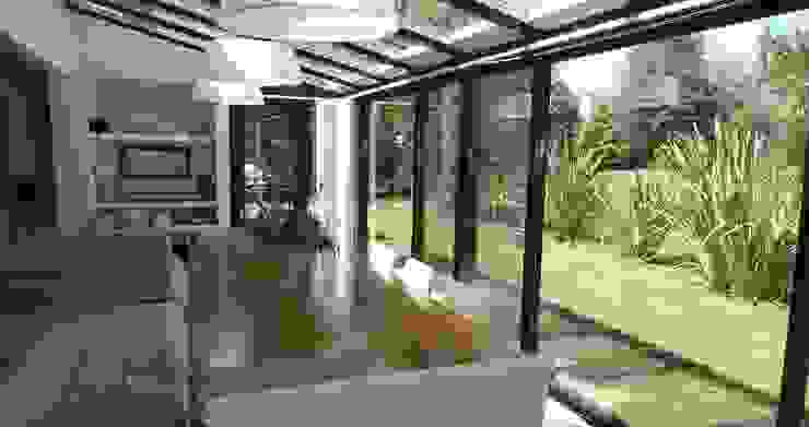 Estudio Dillon Terzaghi Arquitectura - Pilar Modern conservatory Aluminium/Zinc Black
