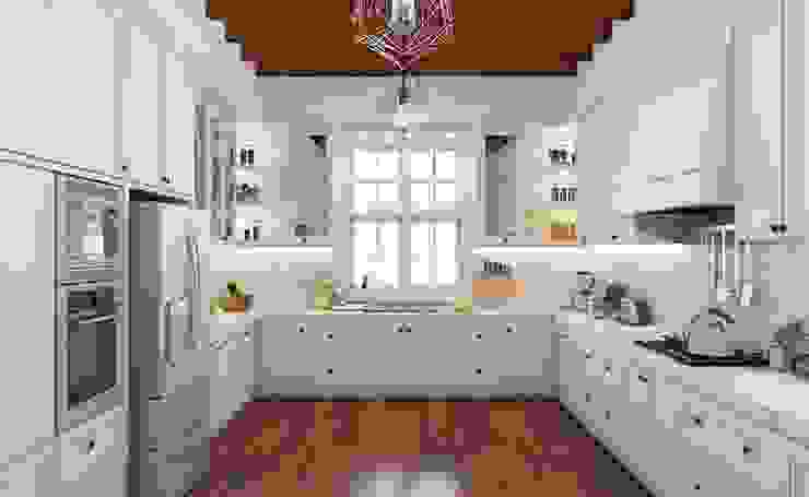 Kitchen: Dapur oleh Lighthouse Architect Indonesia, Country