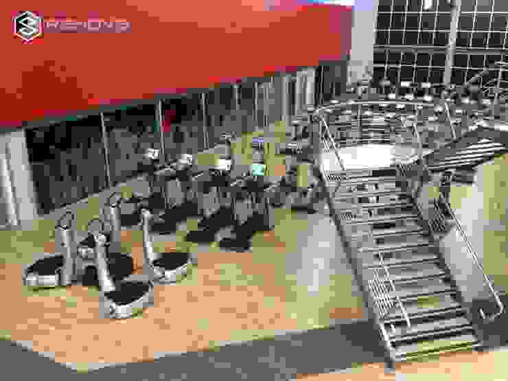 Virgin Active Table View Training Area Renov8 CONSTRUCTION Moderner Fitnessraum