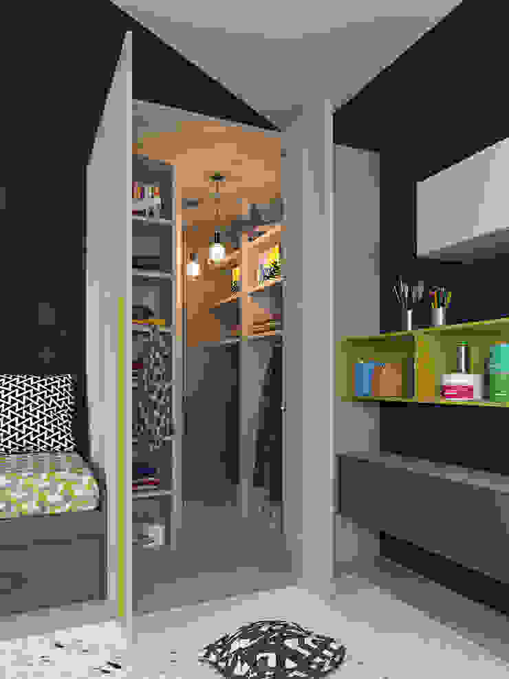 ROOM 12 - Marta Nespoli 3d Stanza dei bambiniArmadi & Cassettiere