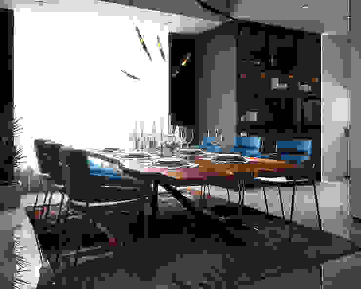 Penthouse, Norm designhaus Norm designhaus Modern dining room design malaysia