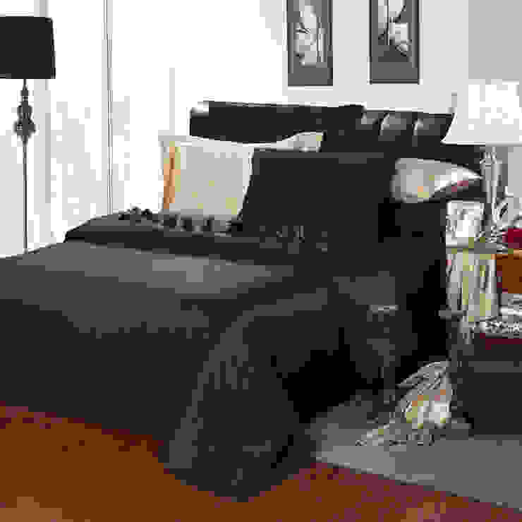 Bedroom Design, Silk Bedding, PandaSilk PandaSilk Modern Bedroom Silk Black Beds & headboards